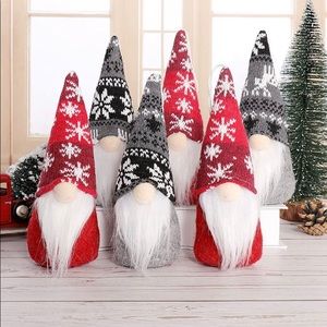 Handmade Christmas Gnomes, Scandinavian Tomte Santa holiday ornaments 6 …